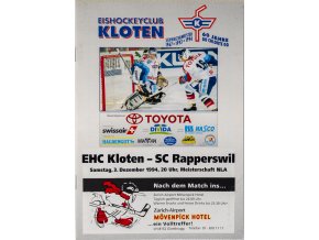 Program hokej, EHC Kloten v. SC Rapperswill, 1994