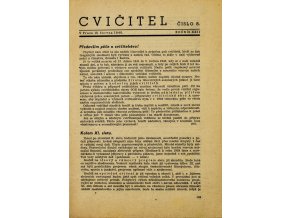 Sokol, Cvičitel, Ročník XXII, Číslo 11, 1946 (2)