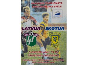 Program Latvija v. Skotija, U21, 1997