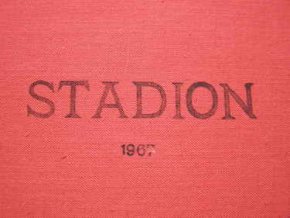 Kompletní svázaný časopis Stadion rok 1967 v tvrdé plátěnné vazbě