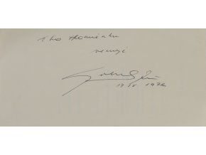 Podpisová karta, Jozef Golonka, 1972
