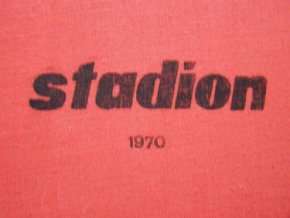 Kompletní svázaný časopis Stadion rok 1970 v tvrdé plátěné vazbě