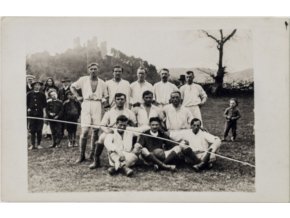 Dobová fotografie fotbalové mužstvo, 20. léta I