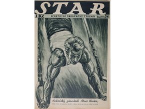 Časopis STAR, Sokolský závodník Alois Hudec Č. 34 ( 544 ), 1936