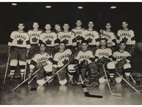 Reprezentační mužstvo CANADA MS v hokeji 1959 Československo