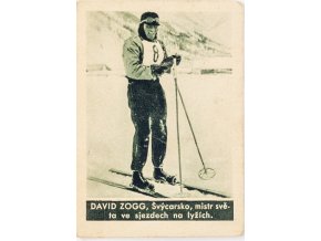 Kartička , Album sportovců, David ZOGG č. 136 (1)