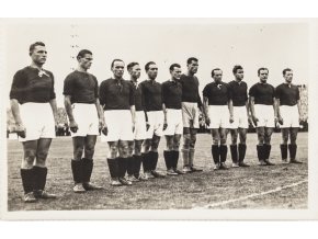 Pohlednice , finále Stř. poháru, AC Sparta Praha, 1936 (1)