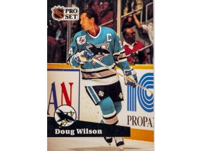 Hokejová kartička, Doug Wilson, San Jose Sharks, 1991 (1)