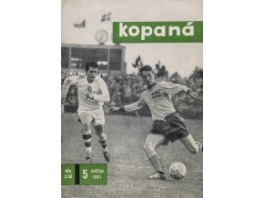 Časopis Kopaná , Květen 1961