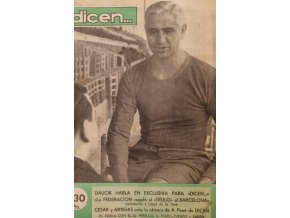 Časopis Dicen, Daučík, Titulo de Barcelona, 1953 (1)