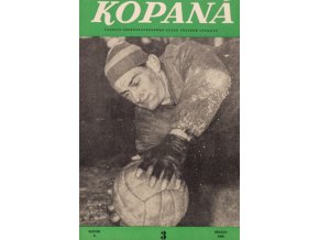 Časopis Kopaná , Březen 1960