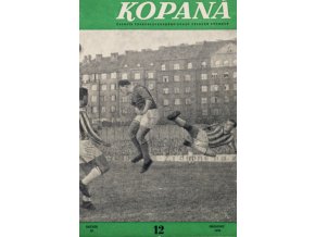 Časopis Kopaná , Prosinec 1959