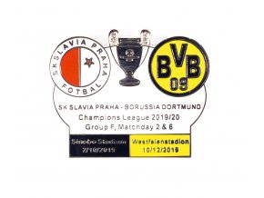 Odznak UEFA Champions league, Group F 201920, Slavia v. Dortmund WHIBLKYEL