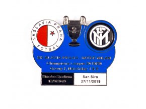 Odznak UEFA Champions league, Group F 201920, Slavia v. Inter Milan BLUBLKWHI