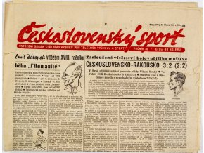 Noviny Československý sport, 381955