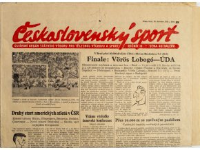 Noviny Československý sport, 891955