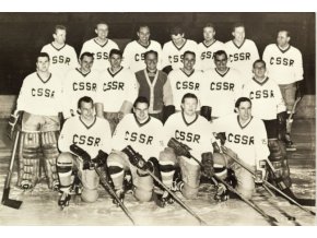 Foto ČSSR hokejové mužstvo 1964, ZOH Insbruck