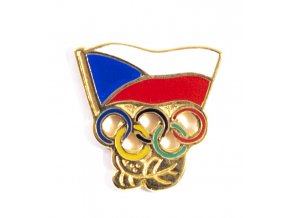 Odznak Czech Olympic team, vlajka velká (1)