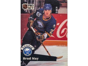 Hokejová kartička, Brad May, Buffalo Sabres, 1991 (1)