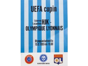 Program fotbal, EUFA Cupin, HJK v. Olympique Lyonnais, 1999