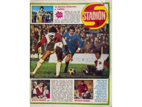 Časopis STADION, ročník 23, 8.IV..1975 číslo 15