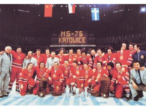Foto hokej ČSSR, MS 1976, Katowice (1)