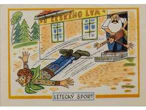 Pohlednice humor, Letecký sport, Štembera (1)