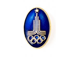 Odznak OH 1980, Moskva, modrý (2)