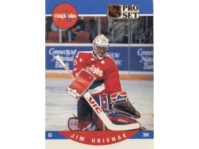 Hokejová kartička, Jim Hrivnak, Washington Capitals, 1990 (1)