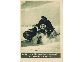 Kartička , Album sportovců, Velká cena Sv. Mořice, č. 182