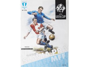 Program UEFA CUP LEAGUE Malmo FF vs. Slavia, 1996 (2)