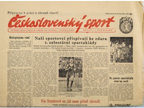 Noviny Československý sport, 781955