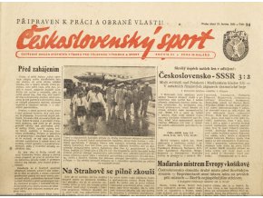 Noviny Československý sport, 741955