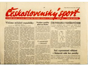 Noviny Československý sport, 731955 1