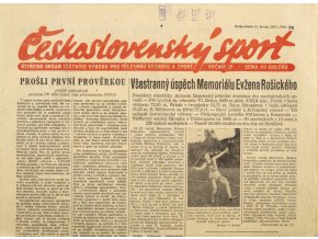 Noviny Československý sport, 701955