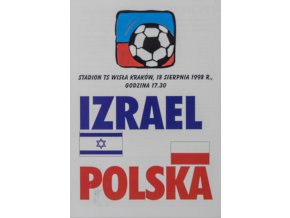 Program fotbal, Izrael v. Polska, 1998