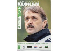 Program Klokan 1905, Bohemians 1905 v. FC Graffin Vlašim, 62012