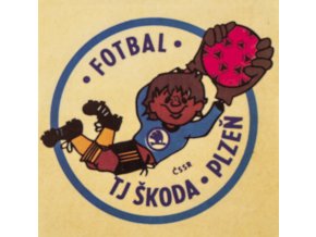 Samolepka Fotbal, TJ Škoda Plzeň, ČSSR