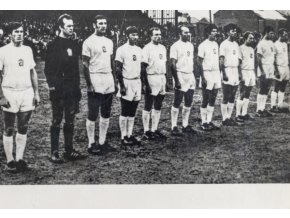 Fotopohlednice Tým ČSSR, fotbal, Dublin, 1969 (1)