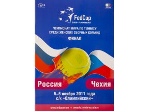 Program, Fed Cup Final, Russia v. Czech Republic, 2011