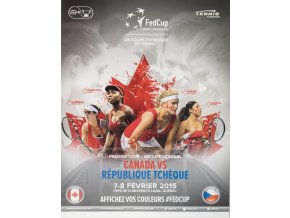 Program, Fed Cup , Canada v. République Tchéchue, 2015