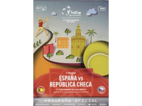 Program, Fed Cup , Espaňa v. Republica Checa, 2014