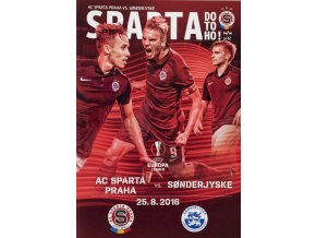 Program fotbal, UEFA, Sparta v. Sonderjyske, 2016