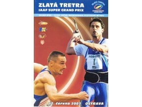 Official Program , Zlatá tretra IAAF Super Grabd Prix, 2003