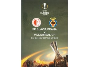 Program UEFA, Slavia vs.Villareal, 2017