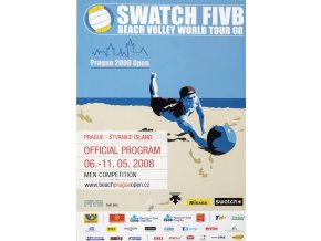 Official program, FIVB, beach volleyball, WT, 2008