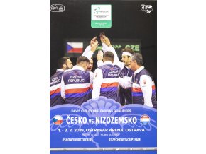 Official Program Davis Cup, CZ v. Nizozemsko, 2019