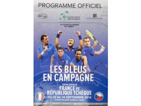 Program, Davis Cup , France v. Rébublique Tchéque, 2014