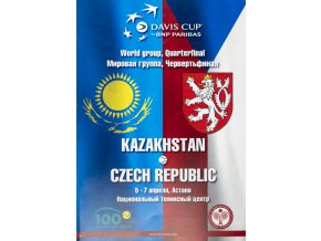 Program, Davis Cup , Kazachstan v. Czech Republic, 2014