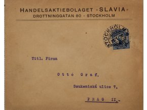 Obálka , Handelsaktiiebolaget Slavia, 1920